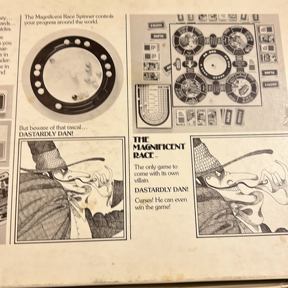 Vintage 1975 The Magnificent Race Board Game by Parker Brothers w/ Dastardly Dan - Picture 5 of 16